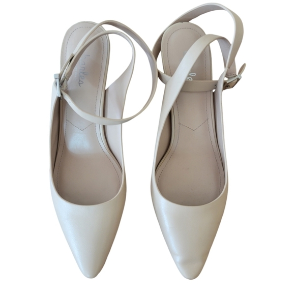 Charles by Charles David Flange Heel Ankle Strap Heels Size 10 M - Picture 4 of 6